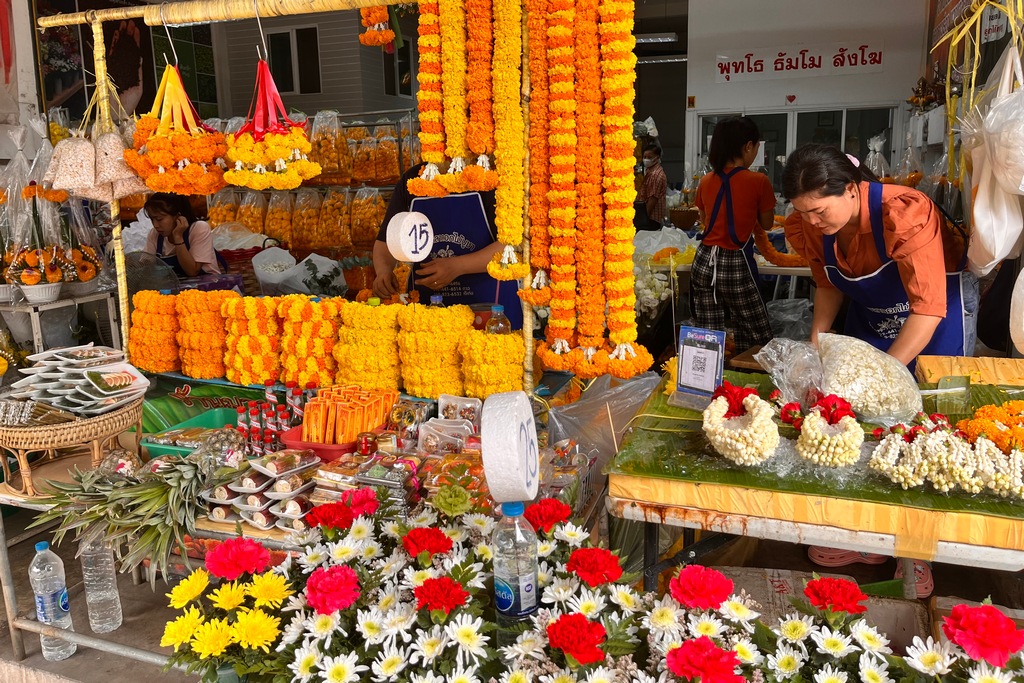 Blumenmarkt in Bangkok