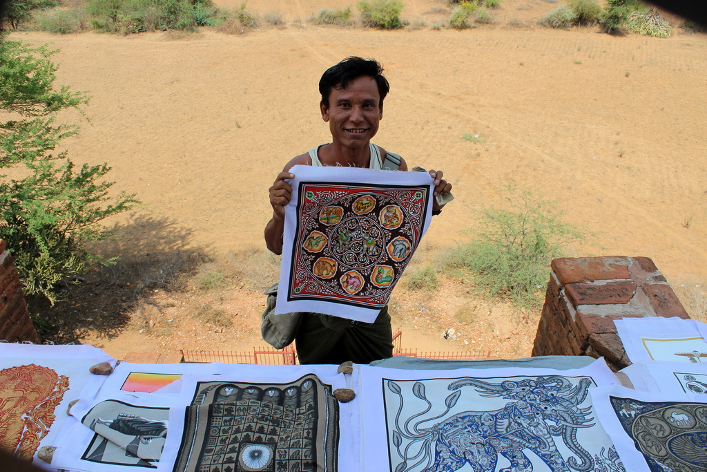 Künstler auf der Bulethi Pagode
