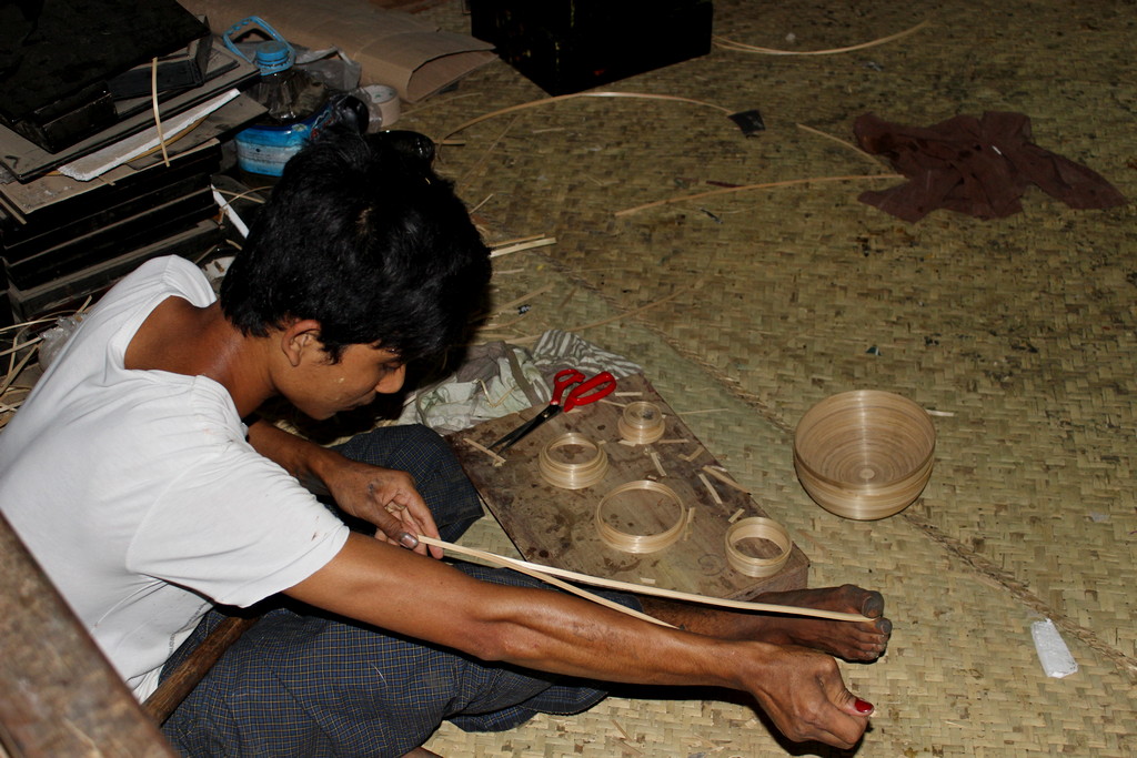 Lackier-Manufaktur in Bagan