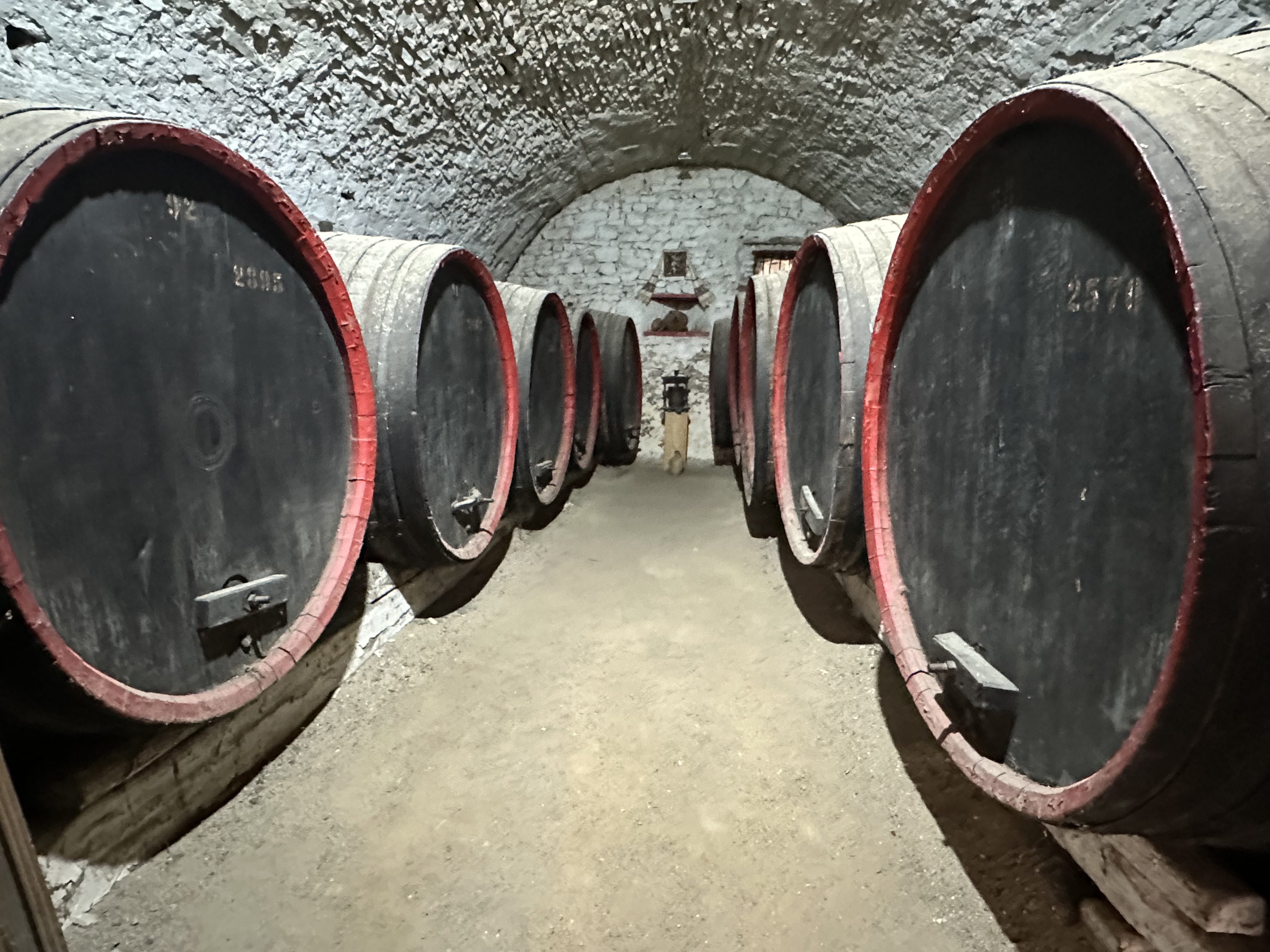 WEinkeller in der Festung Calnic