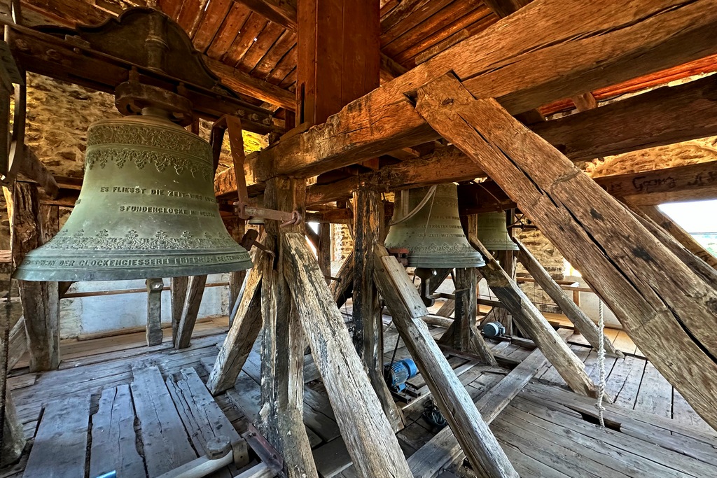 Glockenturm in der Wehrkirche von Cisnadie