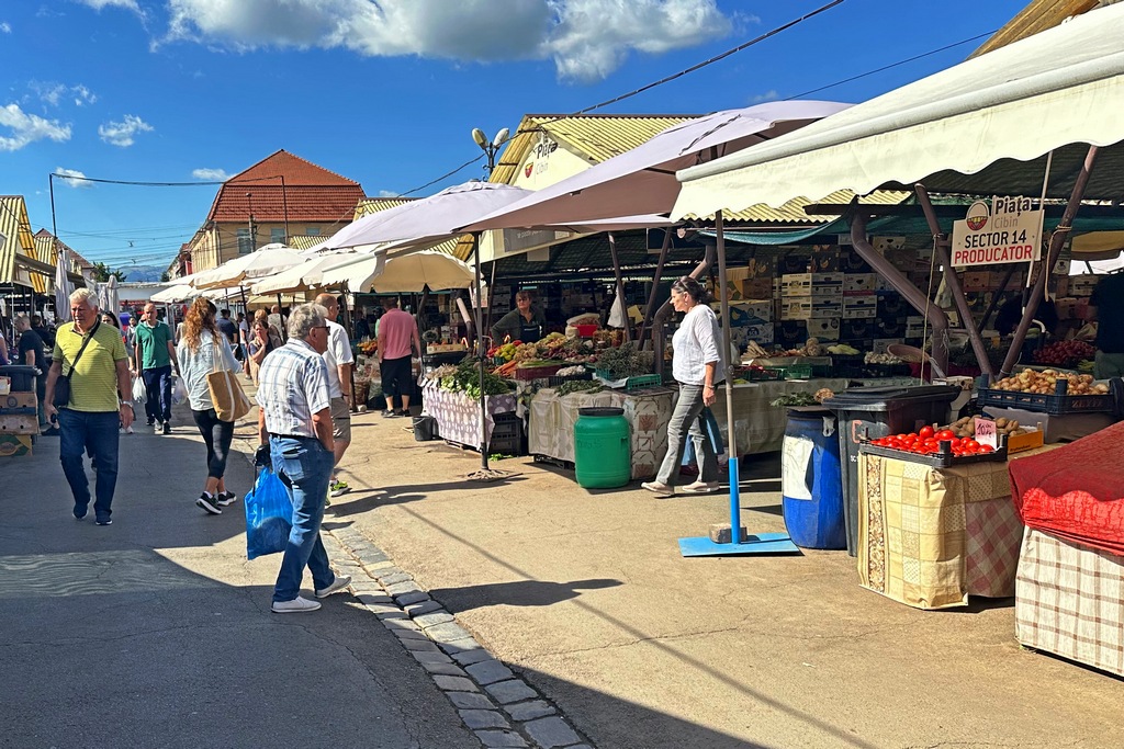 Markt in Sibiu