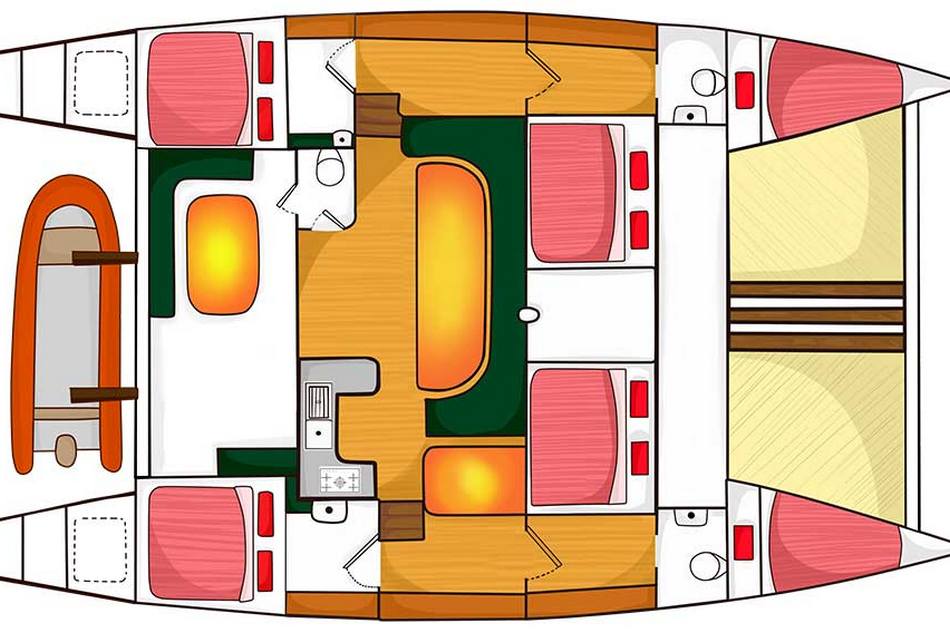 Layout des Schiffes